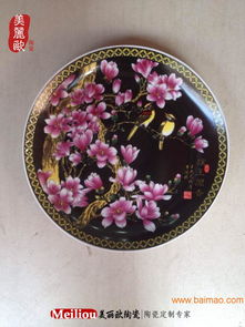 景德鎮(zhèn)精品手繪青花紀(jì)念盤 傳承千年的藝術(shù)饋贈